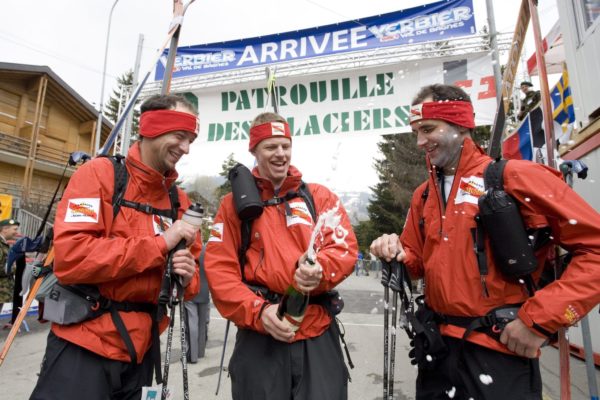 Team Champagne G.H.Mumm lead by Adventurer Tom Avery complete extreme ski-touring race, Le Patrouille Des Glaciers from Zermatt to Verbier as the only British team in 16 hours and 22 minutes