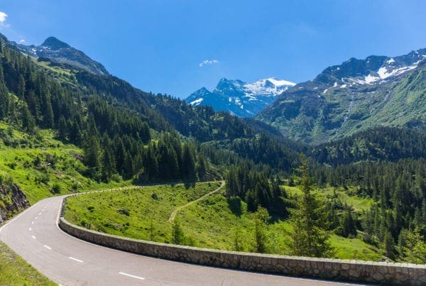Driving to Verbier
