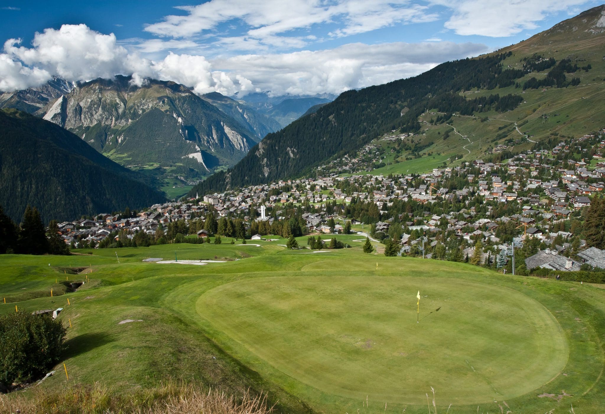 Golfing in Verbier